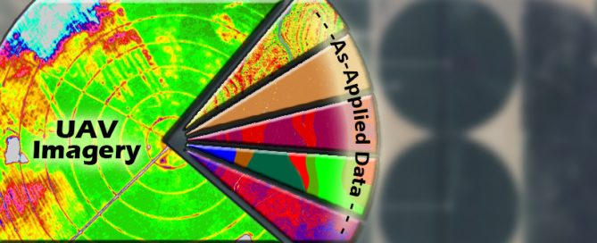 precision ag drone image big data pie chart