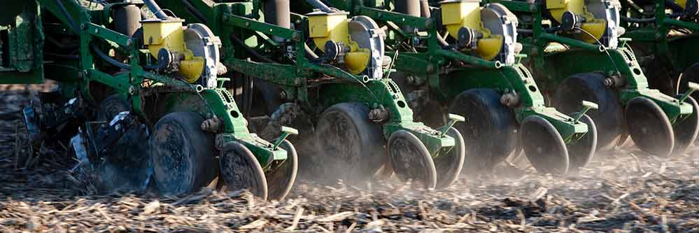 planter with pop-up starter fertilizer