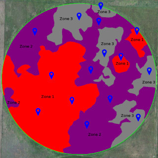 Zone Soil Sampling with Points