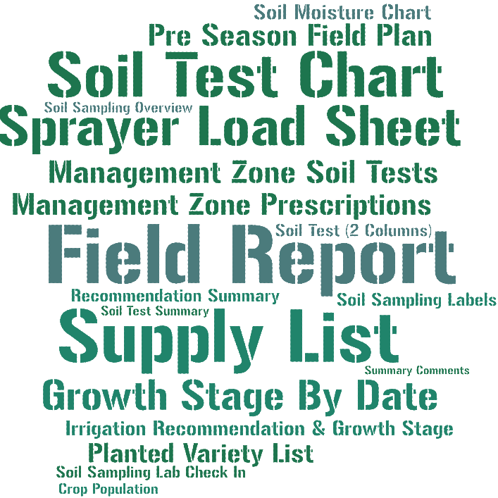 Farm Record Keeping List of Reports